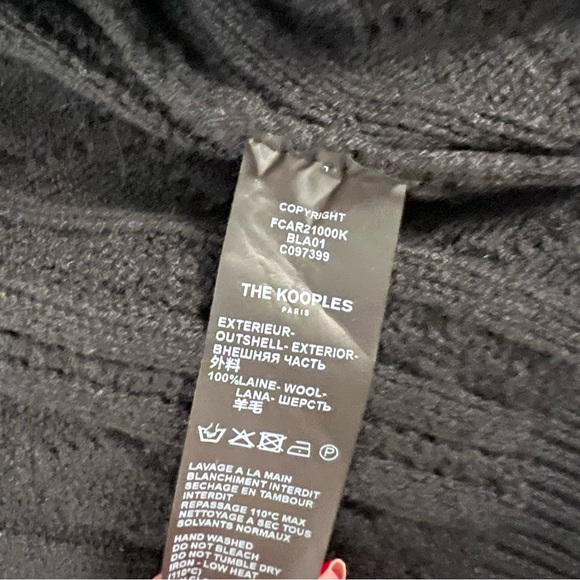 The Kooples Black Knit Sweater - Picture 2 of 4